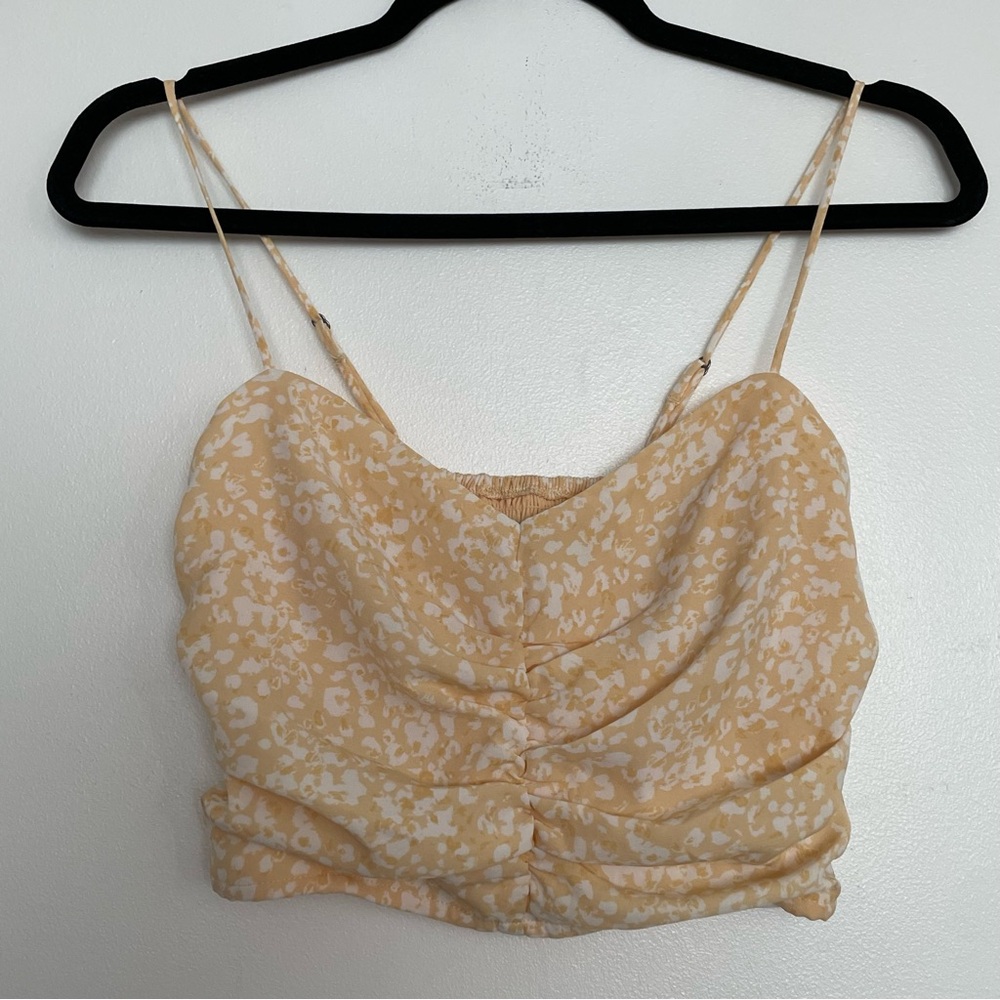 Abercrombie & Fitch Women’s Floral Ruched Front Tank Top Size XS